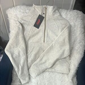 Kith Women's Cozy Cream Half-Zip Turtleneck Sweater